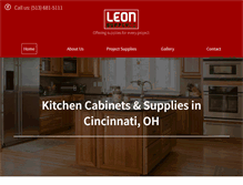 Tablet Screenshot of leonsupply.net